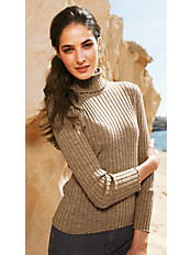 Peter Hahn - Sportiver Rollkragen-Pullover in reiner Schurwolle